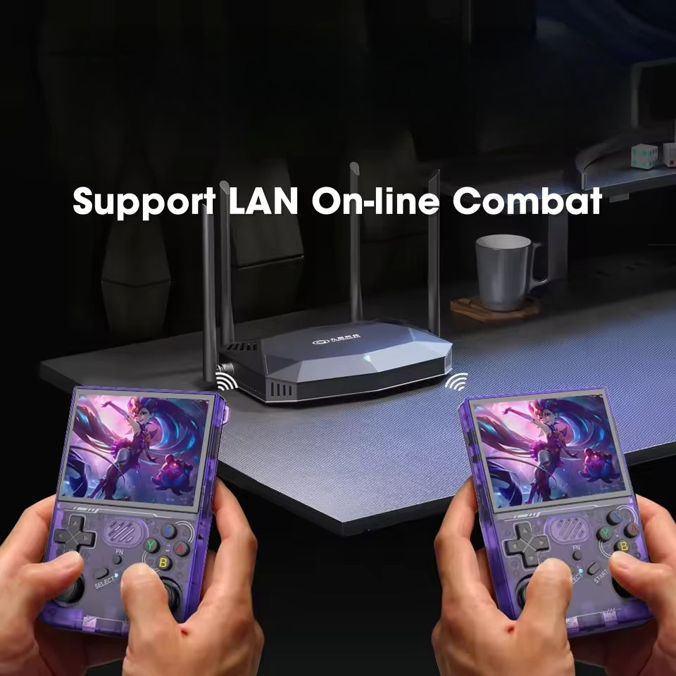 R36S Retro Portable Game Console for Two Players – Retro Emulator Handheld