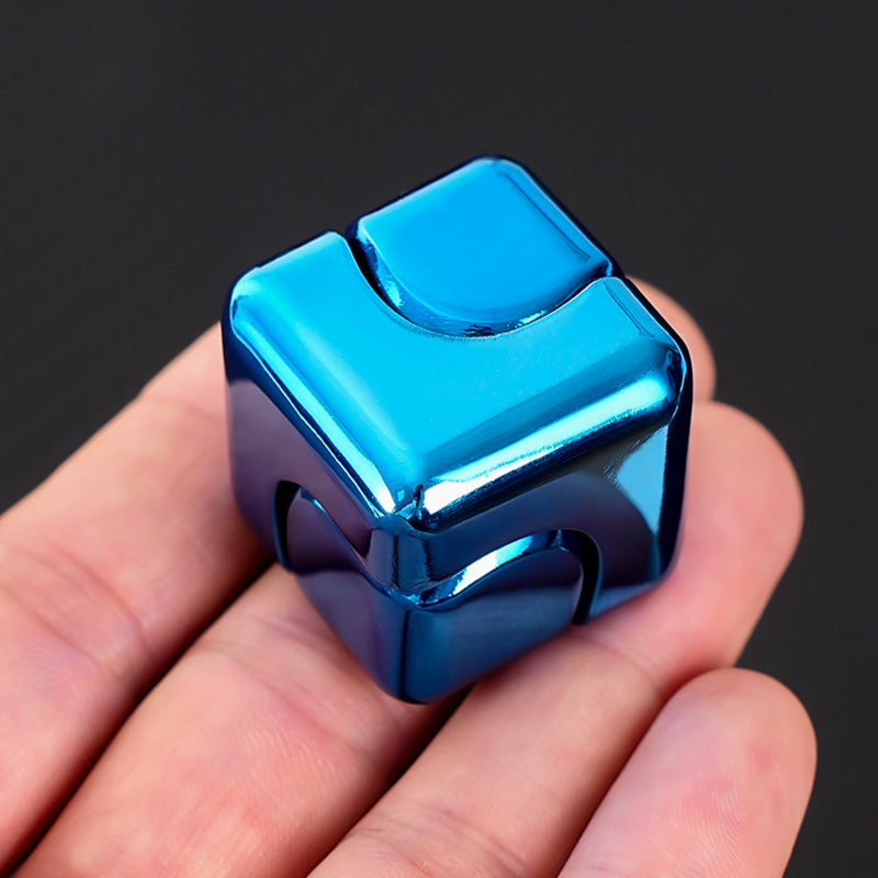Alloy cube fidget spinner