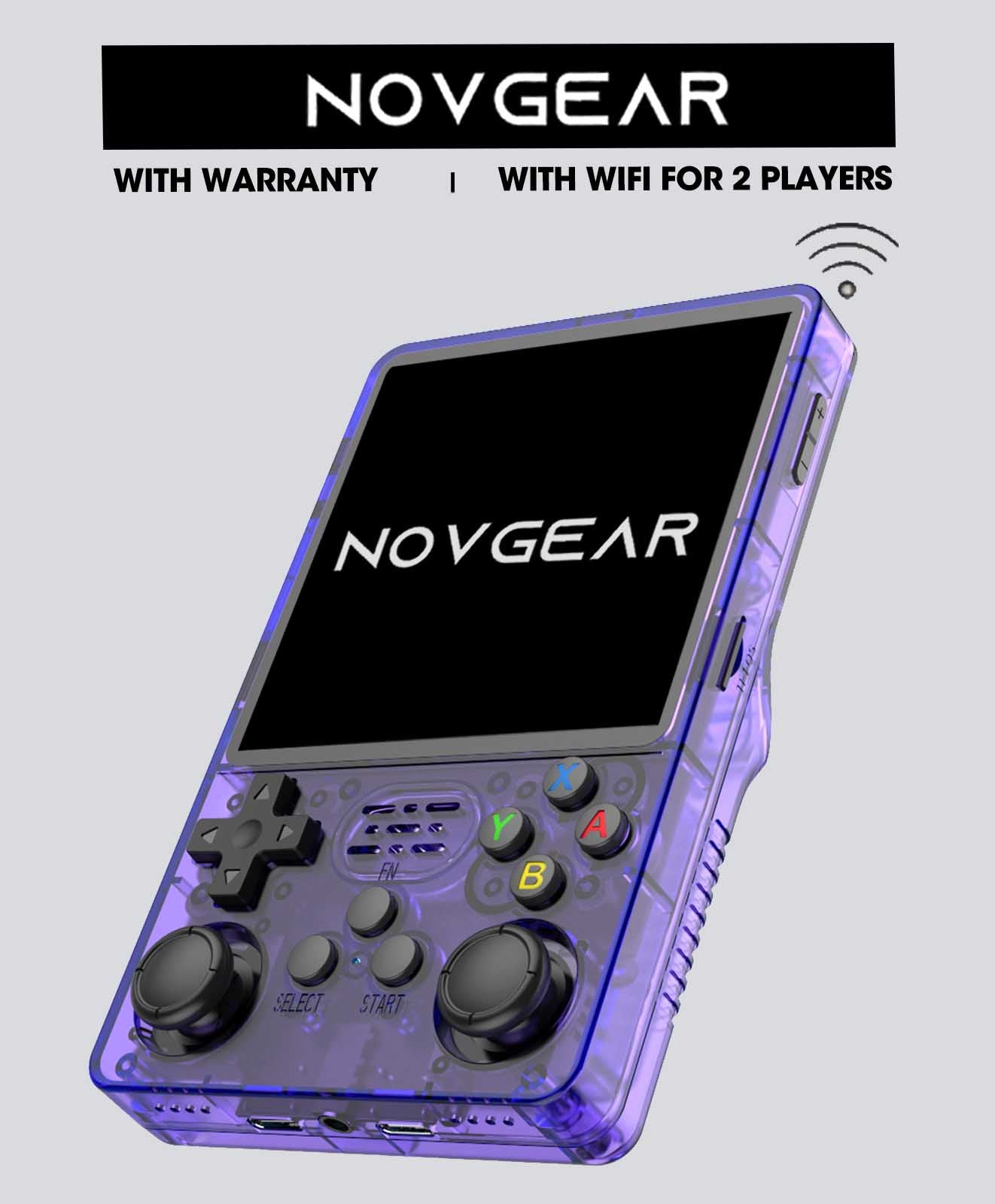 [PACK] NOVGEAR™ R36S PLUS 4.0 INCH Big Screen Game Console + Gift Bag